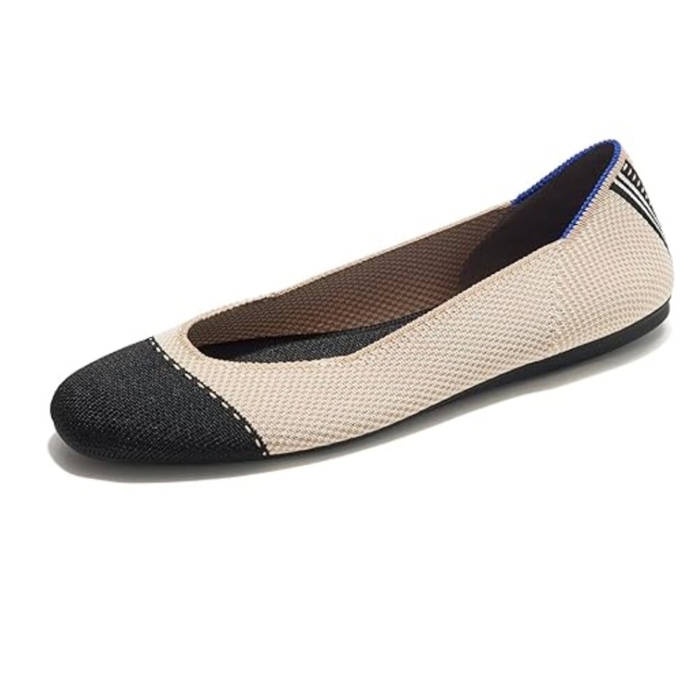 Rothy's The Square Flat In Tuxedo, Size 7.5 - image 4
